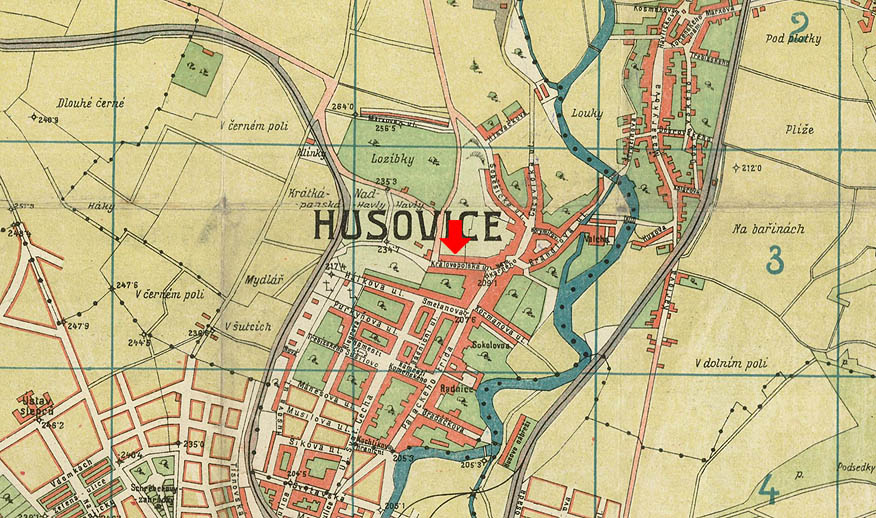 V roce 1919 už domky zabíraly obě strany tehdejší Královopolské ulice v (ještě) samostatných Husovicích. Podoba domků se ale ještě značně měnila. V roce 1919 už domky zabíraly obě strany tehdejší Královopolské ulice v (ještě) samostatných Husovicích. Podoba domků se ale ještě značně měnila.