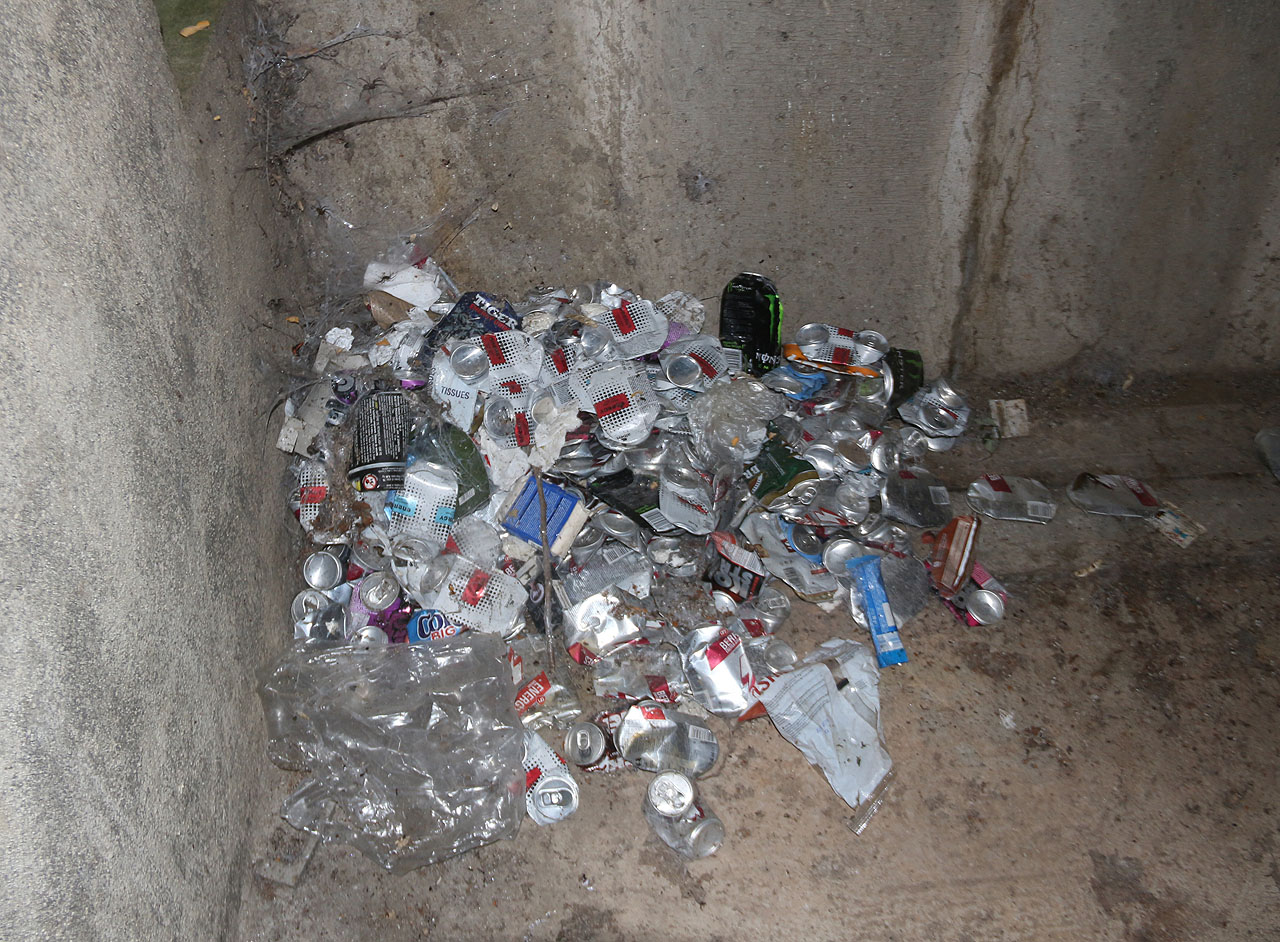 Možná roky vhazuje kdosi do otvoru v severním portálu tunelu odpadky. My o něm víme, co rád jí a pije, on ale zřejmě ani netuší, kam jeho smetí padá. Možná, kdyby vytušil, jak rozlehlá je říše Druhého Brna za malou dírou v betonové zdi, vyděsil by se. Možná roky vhazuje kdosi do otvoru v severním portálu tunelu odpadky. My o něm víme, co rád jí a pije, on ale zřejmě ani netuší, kam jeho smetí padá. Možná, kdyby vytušil, jak rozlehlá je říše Druhého Brna za malou dírou v betonové zdi, vyděsil by se.
