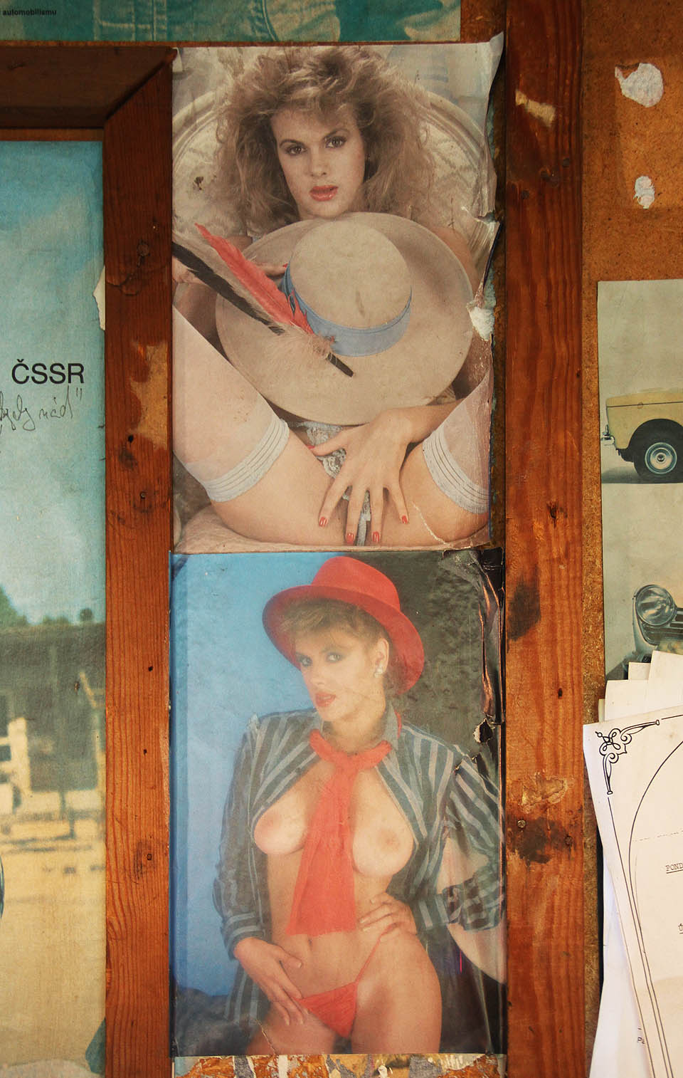 Za socializmu byla pornografie zakázaná a tedy ceněná. Na pracovišti se proto obvykle dovozové plakáty tohoto typu vyjímaly na tom nejhonosnějšímm místě. Za socializmu byla pornografie zakázaná a tedy ceněná. Na pracovišti se proto obvykle dovozové plakáty tohoto typu vyjímaly na tom nejhonosnějšímm místě.
